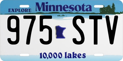 MN license plate 975STV