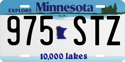 MN license plate 975STZ