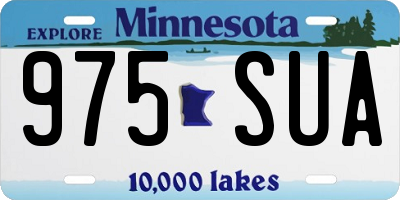 MN license plate 975SUA