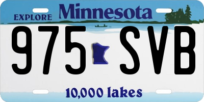 MN license plate 975SVB