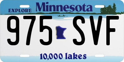 MN license plate 975SVF