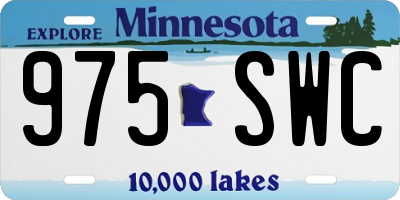 MN license plate 975SWC