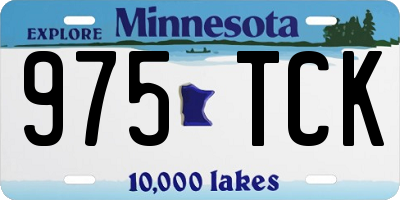 MN license plate 975TCK