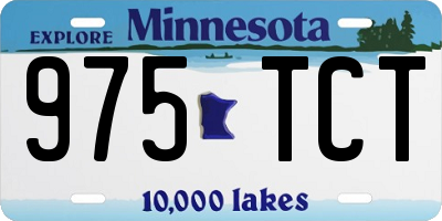 MN license plate 975TCT