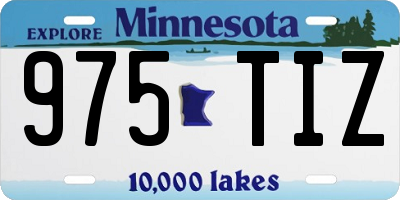 MN license plate 975TIZ