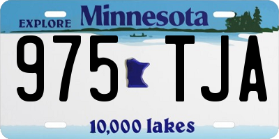 MN license plate 975TJA