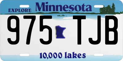 MN license plate 975TJB