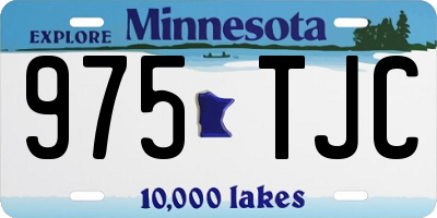 MN license plate 975TJC