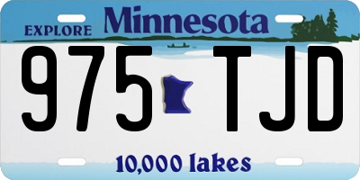 MN license plate 975TJD