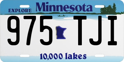 MN license plate 975TJI