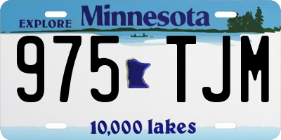 MN license plate 975TJM