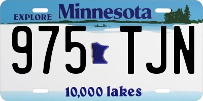 MN license plate 975TJN