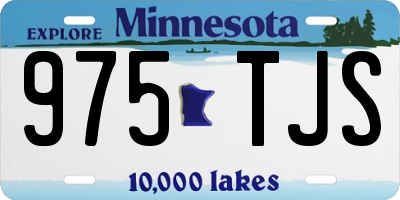 MN license plate 975TJS