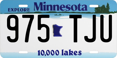 MN license plate 975TJU
