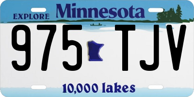 MN license plate 975TJV