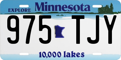 MN license plate 975TJY