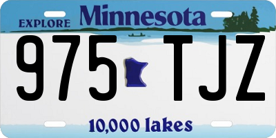 MN license plate 975TJZ