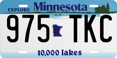 MN license plate 975TKC