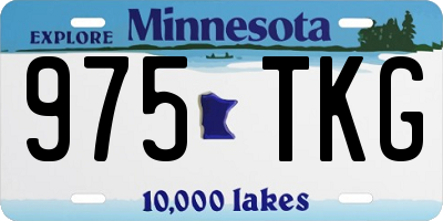 MN license plate 975TKG