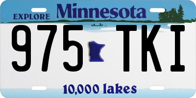 MN license plate 975TKI