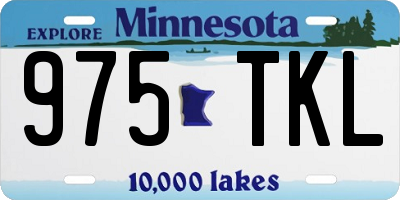 MN license plate 975TKL