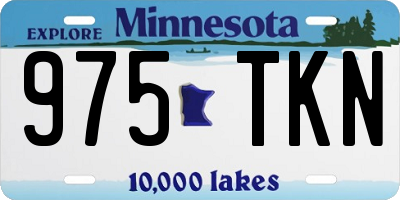 MN license plate 975TKN