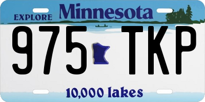 MN license plate 975TKP