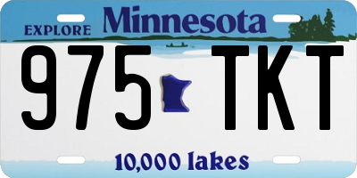 MN license plate 975TKT