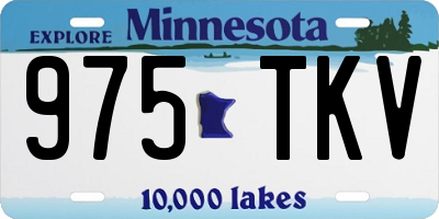 MN license plate 975TKV