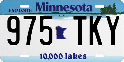 MN license plate 975TKY