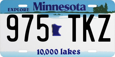 MN license plate 975TKZ