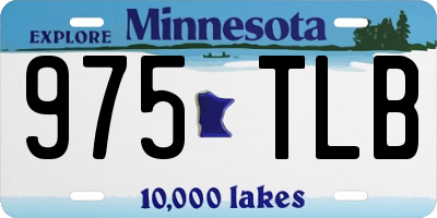 MN license plate 975TLB