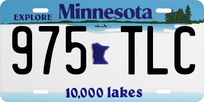 MN license plate 975TLC