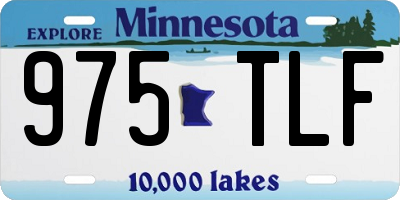 MN license plate 975TLF