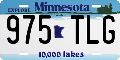 MN license plate 975TLG