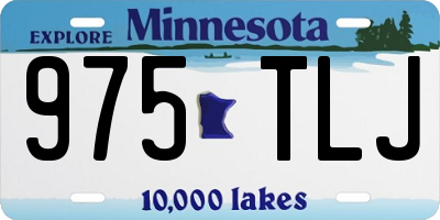 MN license plate 975TLJ