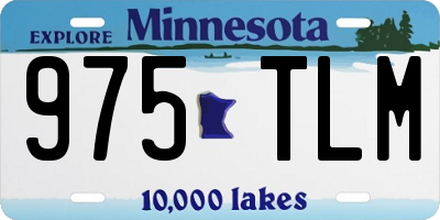 MN license plate 975TLM