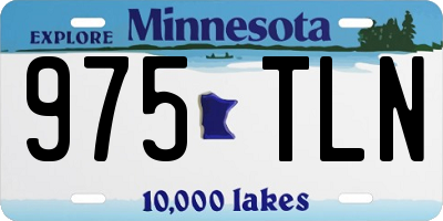 MN license plate 975TLN
