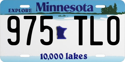 MN license plate 975TLO