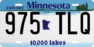 MN license plate 975TLQ
