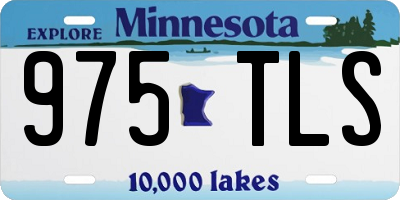 MN license plate 975TLS