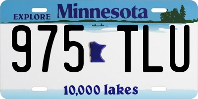 MN license plate 975TLU