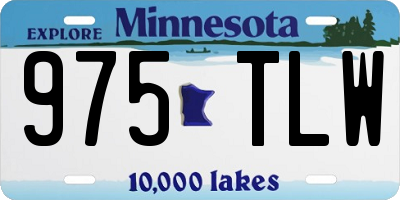 MN license plate 975TLW