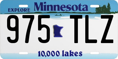 MN license plate 975TLZ