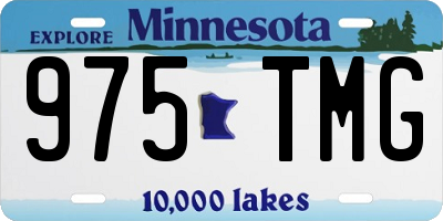 MN license plate 975TMG