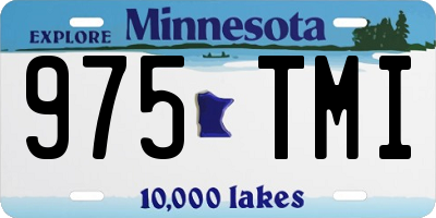 MN license plate 975TMI