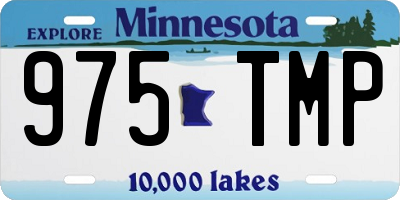 MN license plate 975TMP