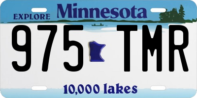 MN license plate 975TMR