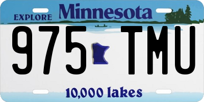 MN license plate 975TMU