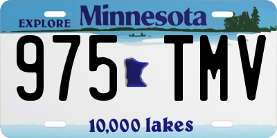 MN license plate 975TMV